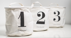 数字帆布袋摄影图片